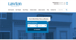 Desktop Screenshot of lawtoninsurance.com