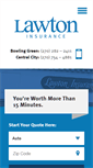 Mobile Screenshot of lawtoninsurance.com